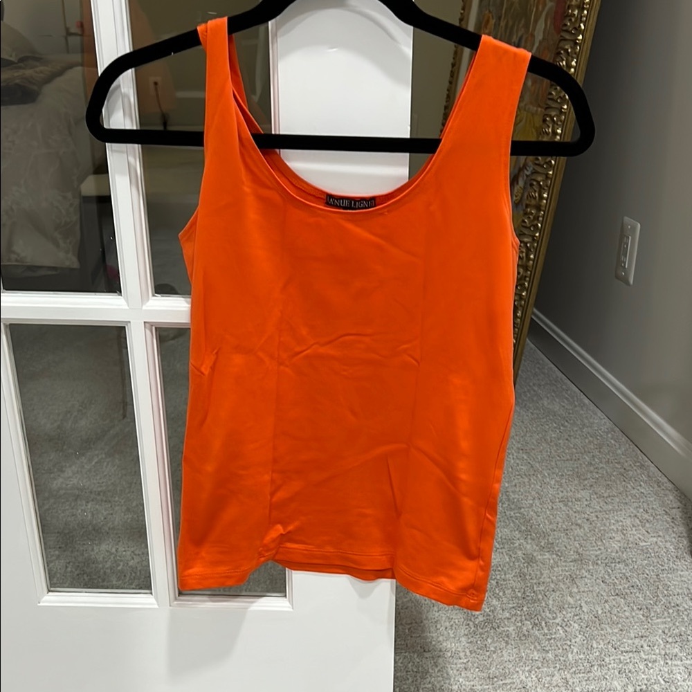 Vibrant Orange Tank Top